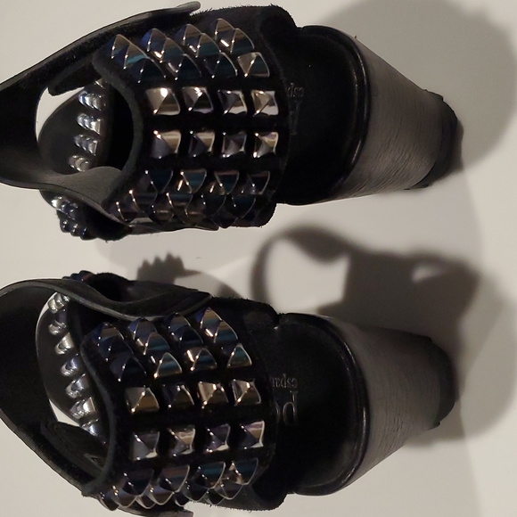 Pedro Garcia Fortuna Studded Wedge Sandles - Picture 6 of 13